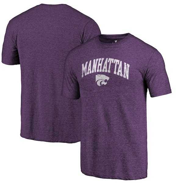 Kansas State Wildcats Fanatics Branded Purple Arched City Tri Blend T-Shirt,We sell and wholesale Kansas State Wildcats Fanatics Branded Purple Arched City Tri Blend T-Shirt on line form chian!